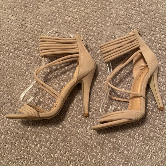 Glister Nera nude strappy heel‎ sandal - Picture 6 of 8